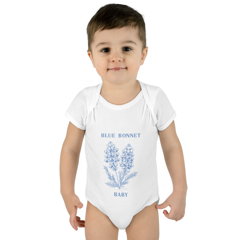 Blue Bonnet Baby Infant Baby Rib Bodysuit