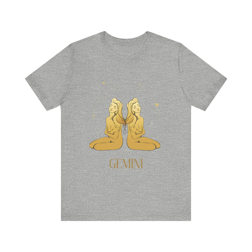 Gemini The Twins Zodiac Unisex Jersey Short Sleeve Tee