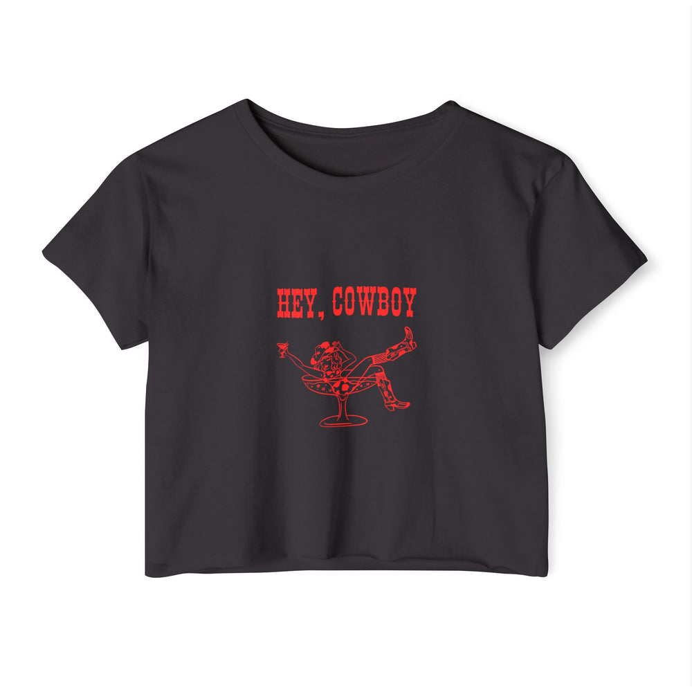 Hey, Cowboy - Women's Festival Crop Top
