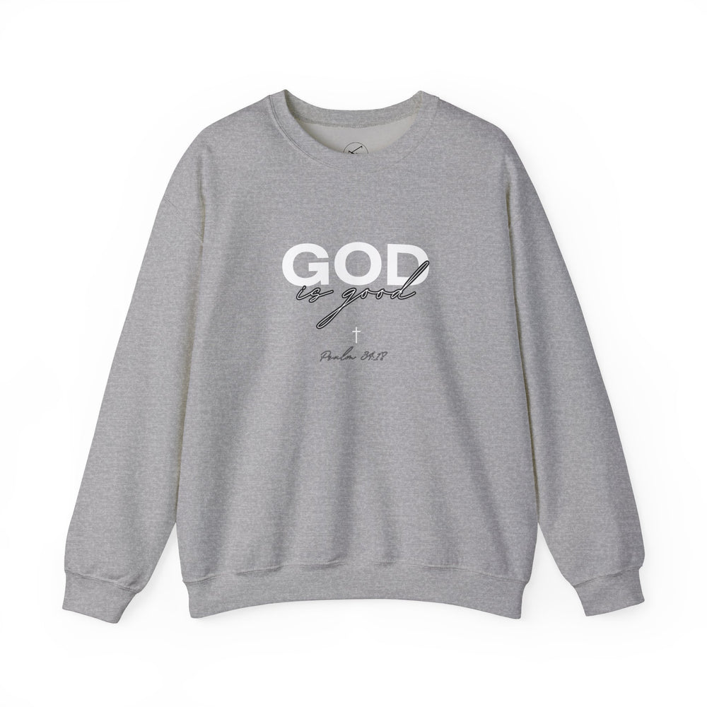 God Is Good - Psalms 34:18 - Crewneck Sweatshirt