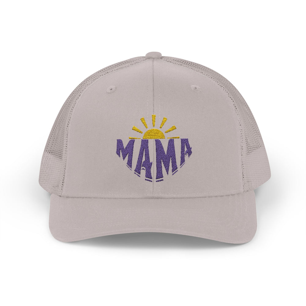 Mama Sunrise Embroidered Snapback Trucker Cap