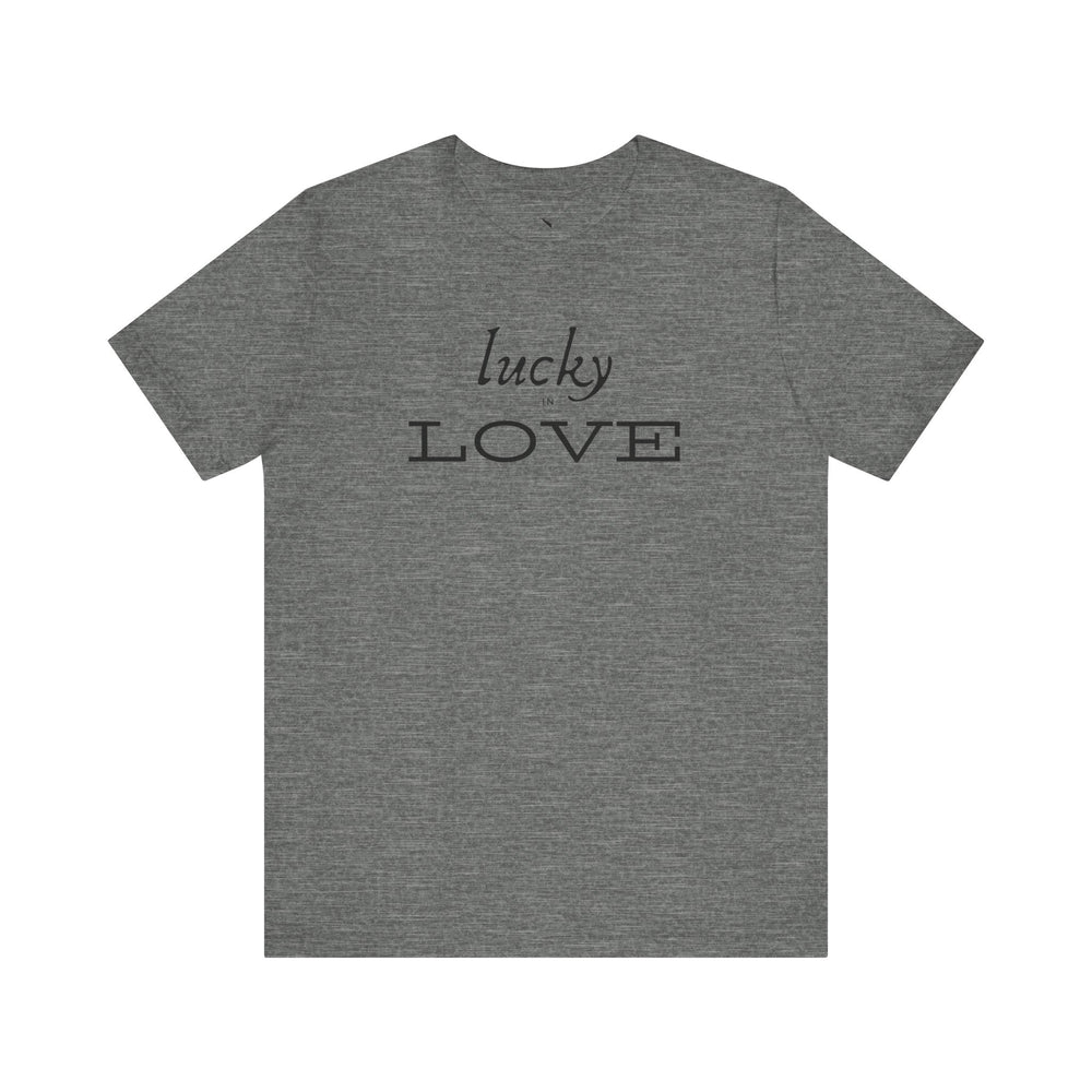 Lucky In Love Jersey Short Sleeve Tee