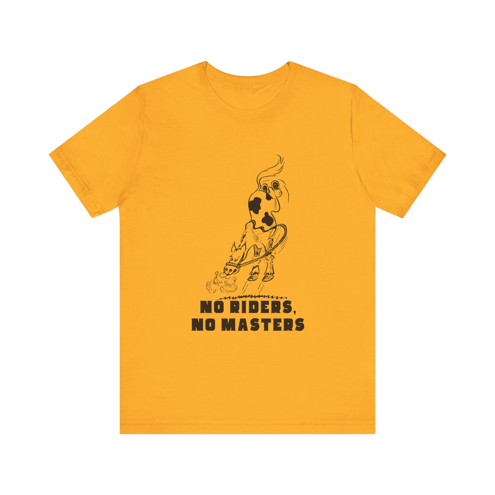 No Riders No Masters V.2 Jersey Short Sleeve Tee