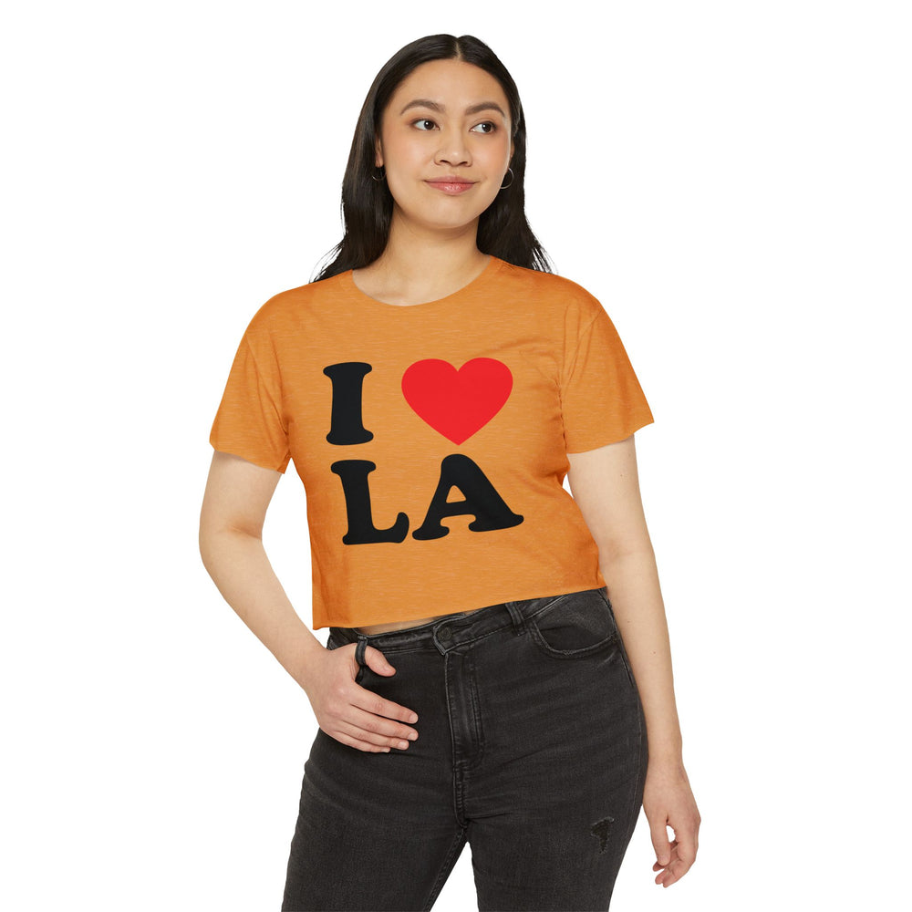 I ❤️ LA Women's Crop Tee