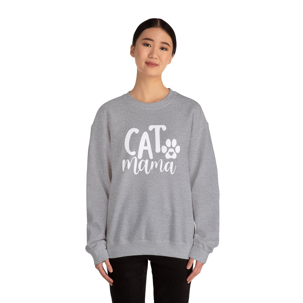 Cat Mama Crewneck Sweatshirt