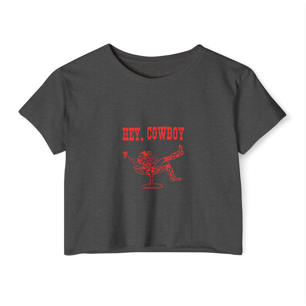 Hey, Cowboy - Women's Festival Crop Top