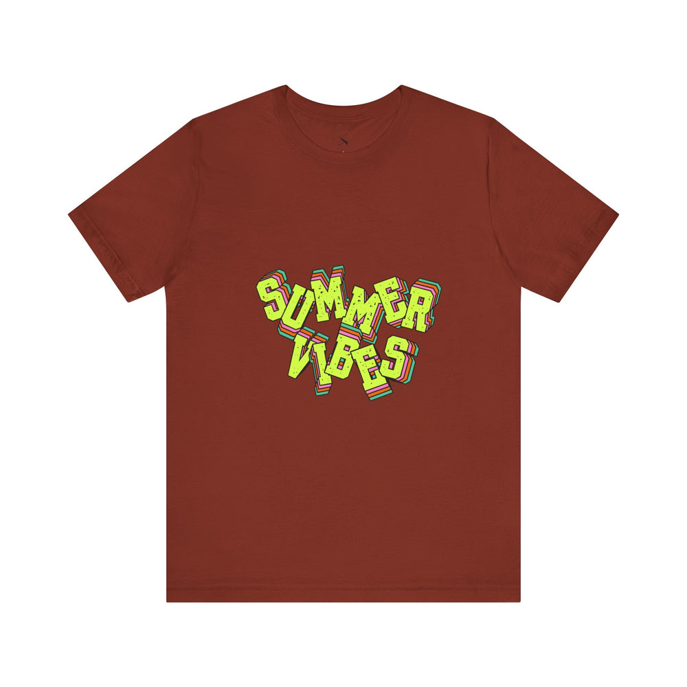 Summer Vibes Men's Jersey Tee