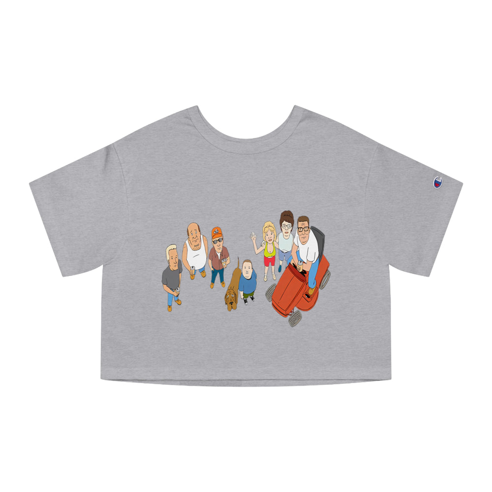 King Of The Hill Characters Champion Women's Heritage Cropped T-Shirt KOTH