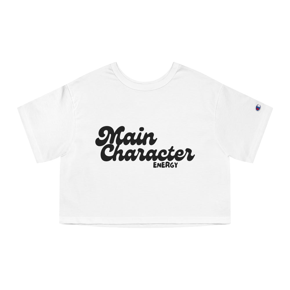 Main Character Energy Champion Women's Heritage Cropped T-Shirt
