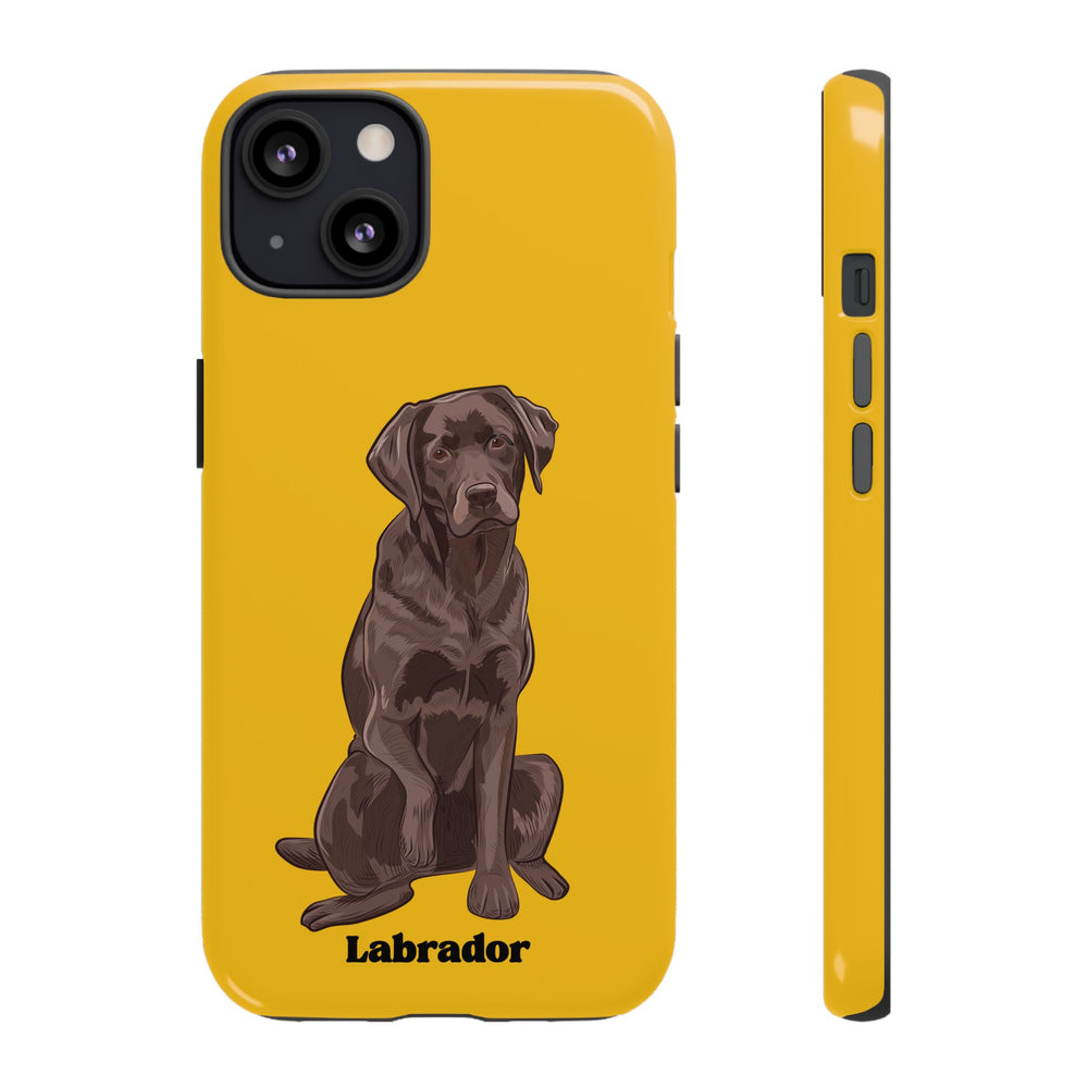Chocolate Lab Protective Phone Case