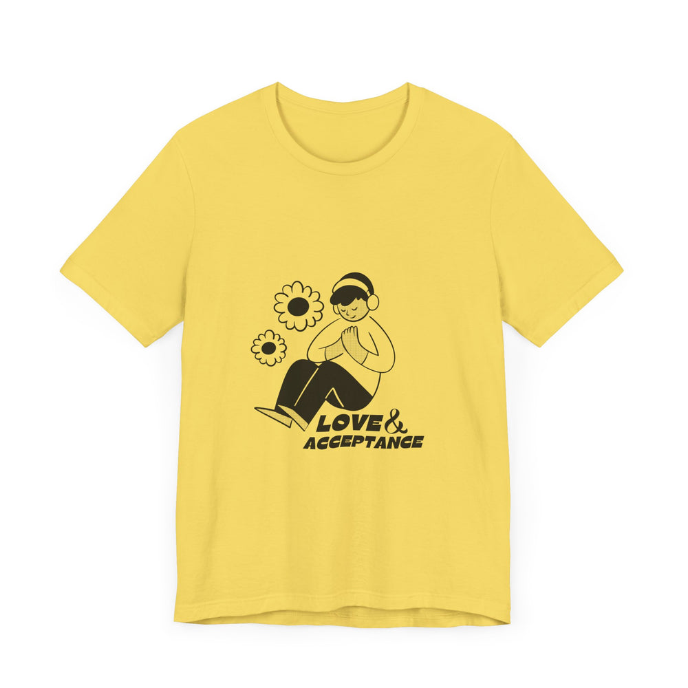 Love & Acceptance Autism Awareness Men's Short Sleeve Tee