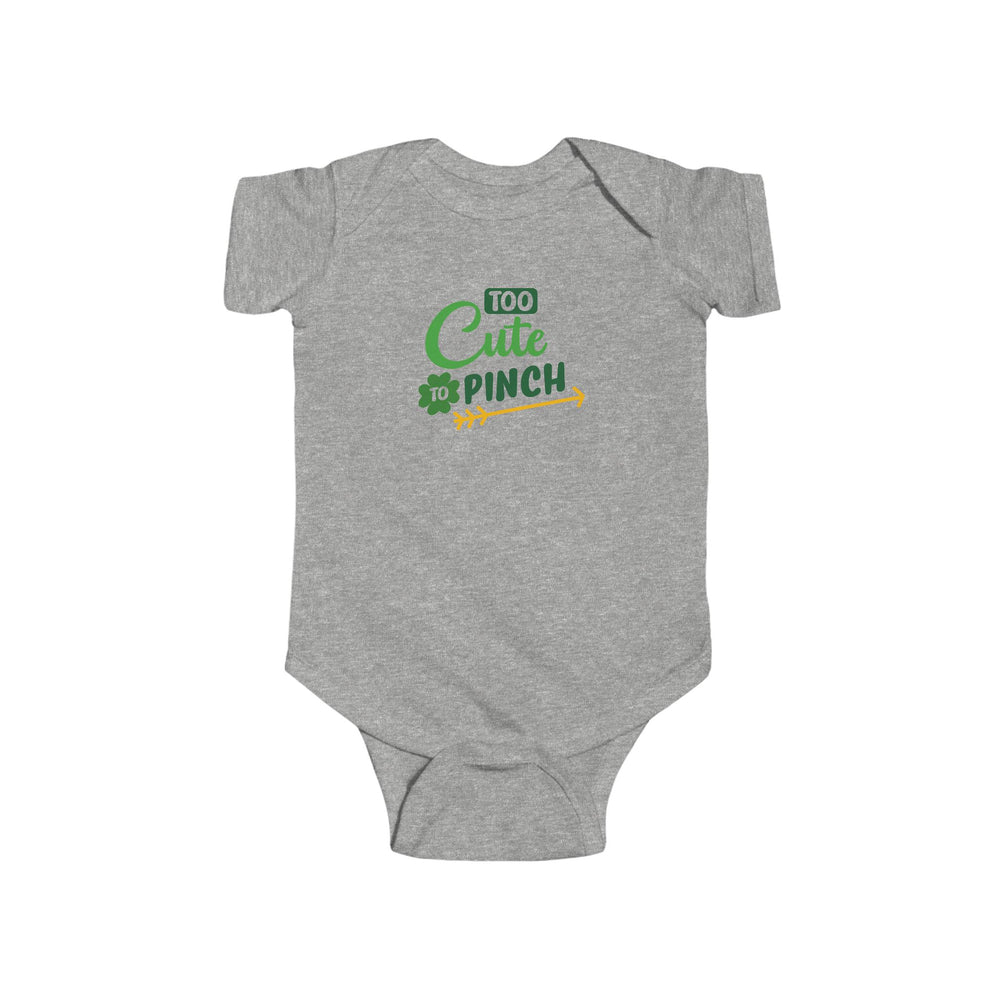 Too Cute To Pinch Infant Bodysuit – Lucky, Adorable, and Oh-So-Comfy! 🍀