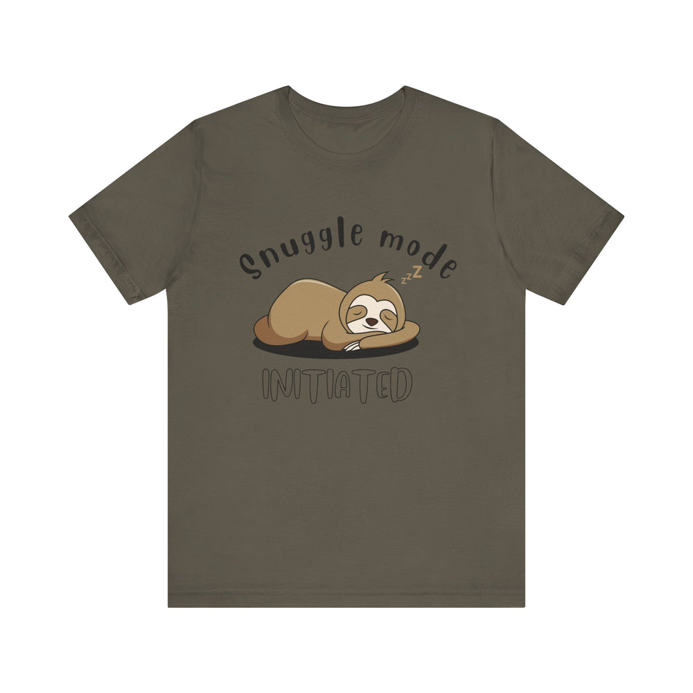 Snuggle mode initiated - Sloth Me - Short Sleeve Tee