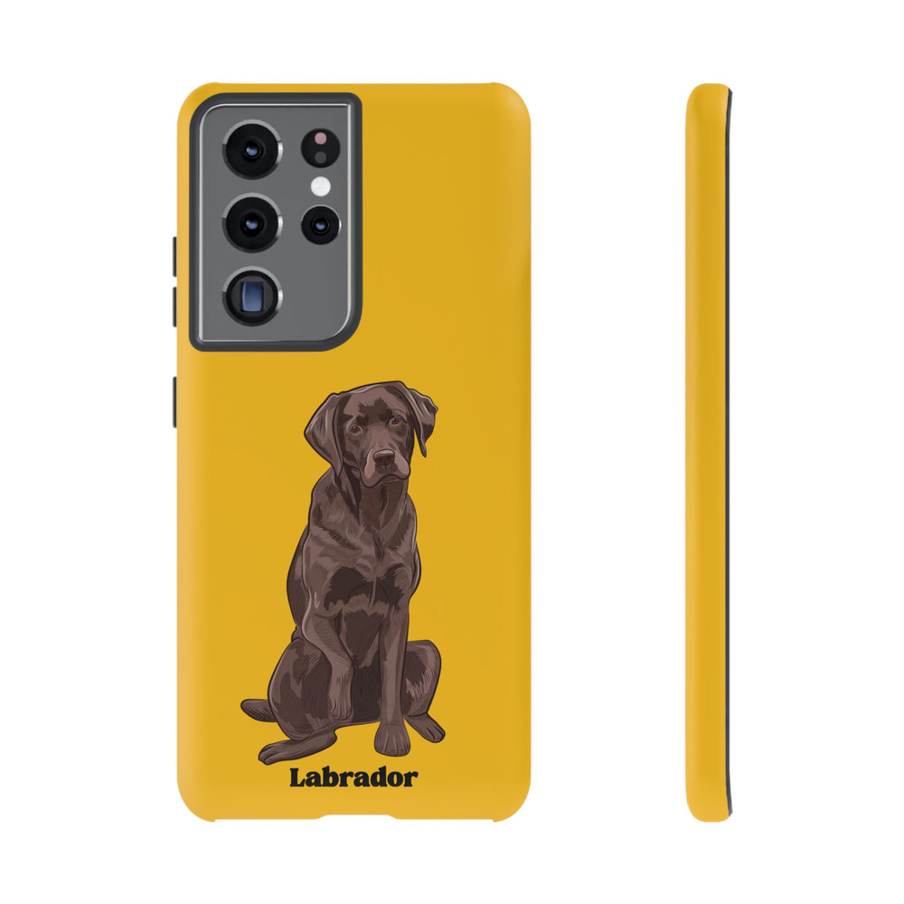 Chocolate Lab Protective Phone Case