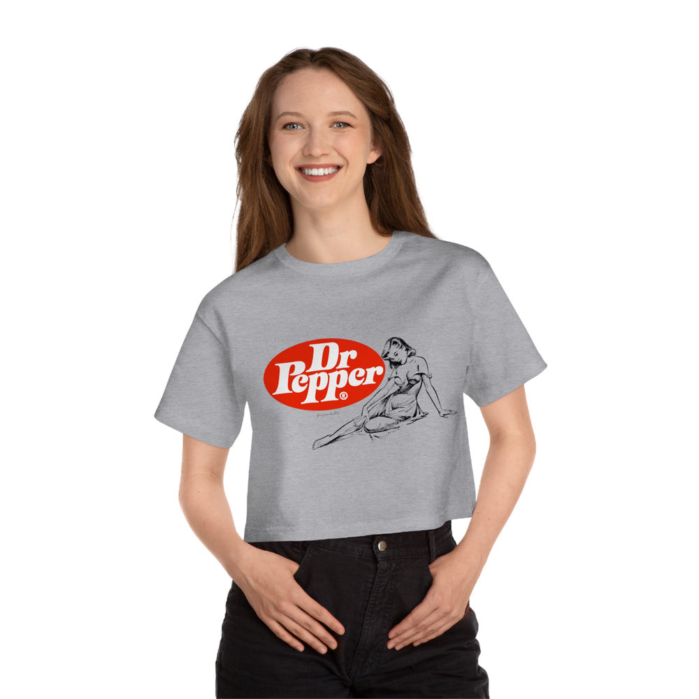 Dr. Pepper Pin-Up Crop Top – Classic Taste, Modern Twist!