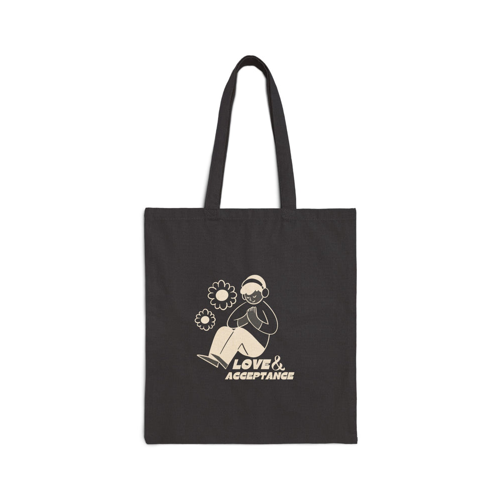 Love & Acceptance Cotton Canvas Tote Bag