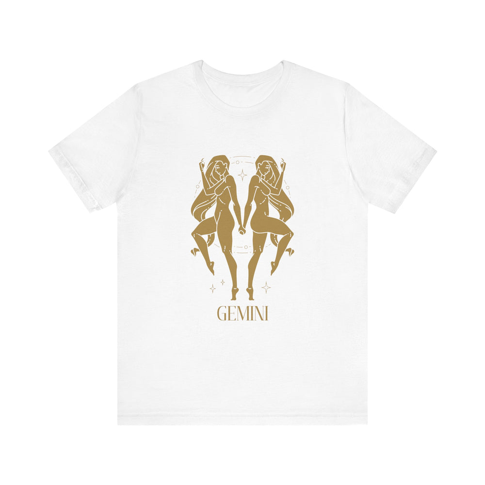 Gemini The Twins Zodiac Unisex Jersey Short Sleeve Tee