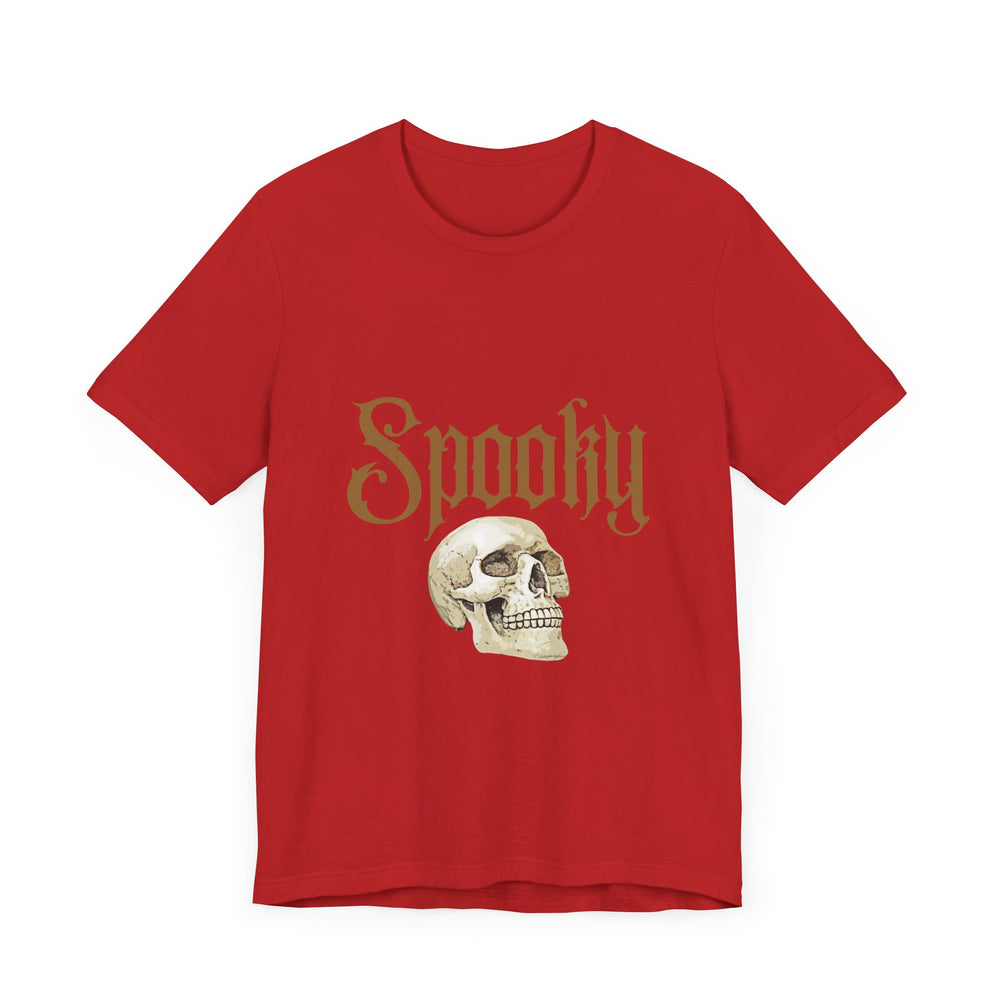 Spooky Skull Halloween Unisex Jersey Short Sleeve Tee