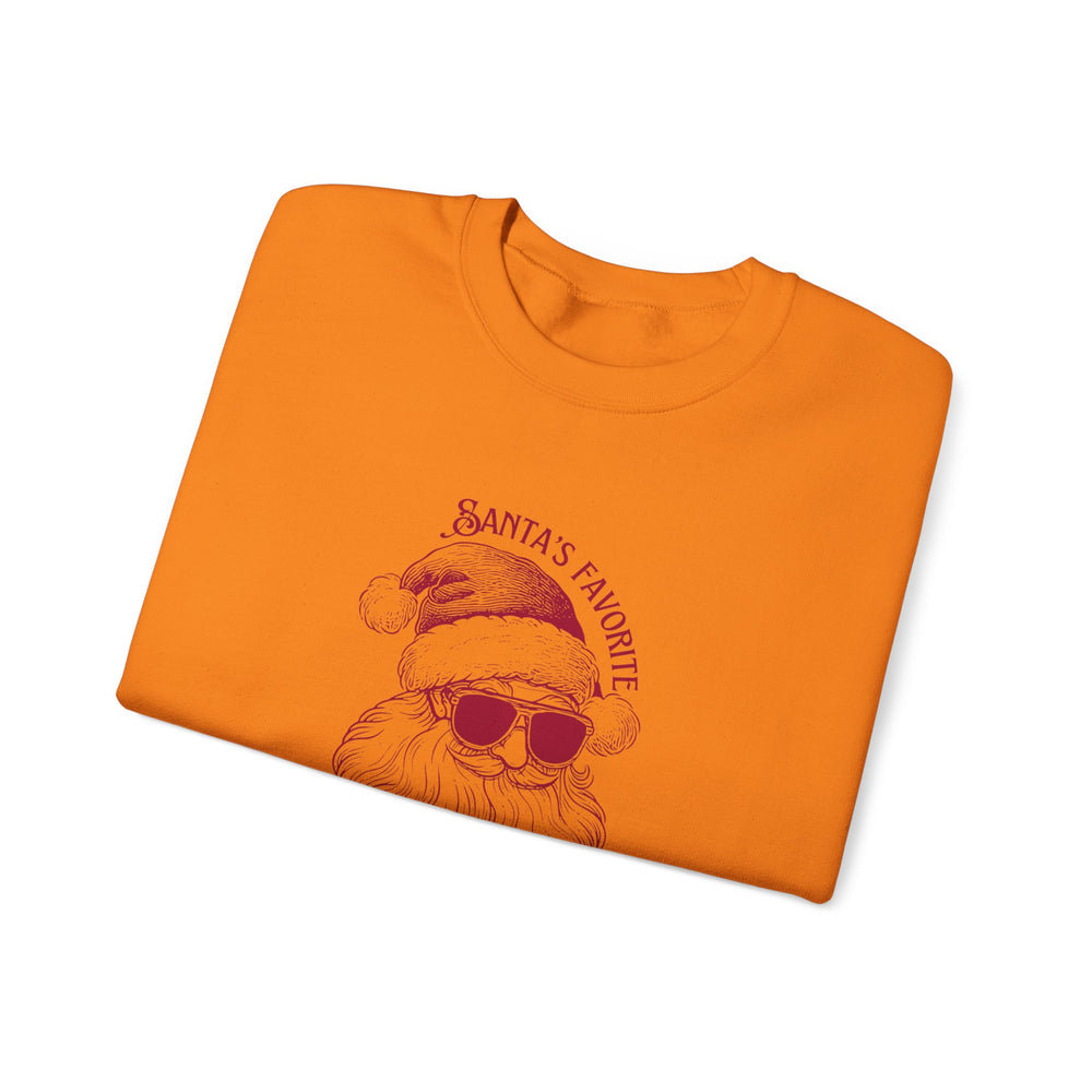Santa's Favorite Crewneck Sweatshirt