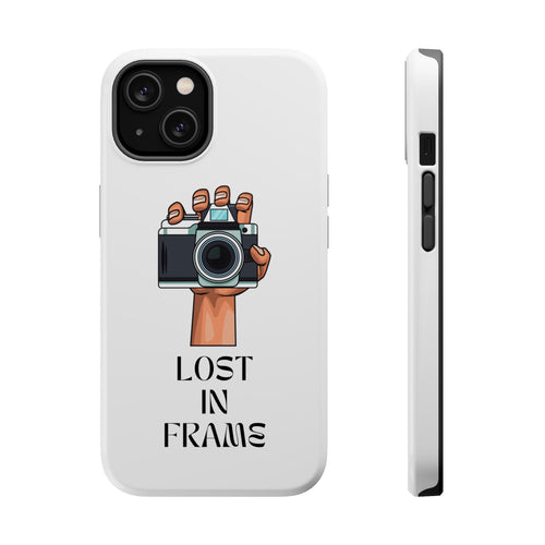 Lost in Frame Photog iPhone 14, iPhone 15, iPhone 16 Magnetic Tough Cases