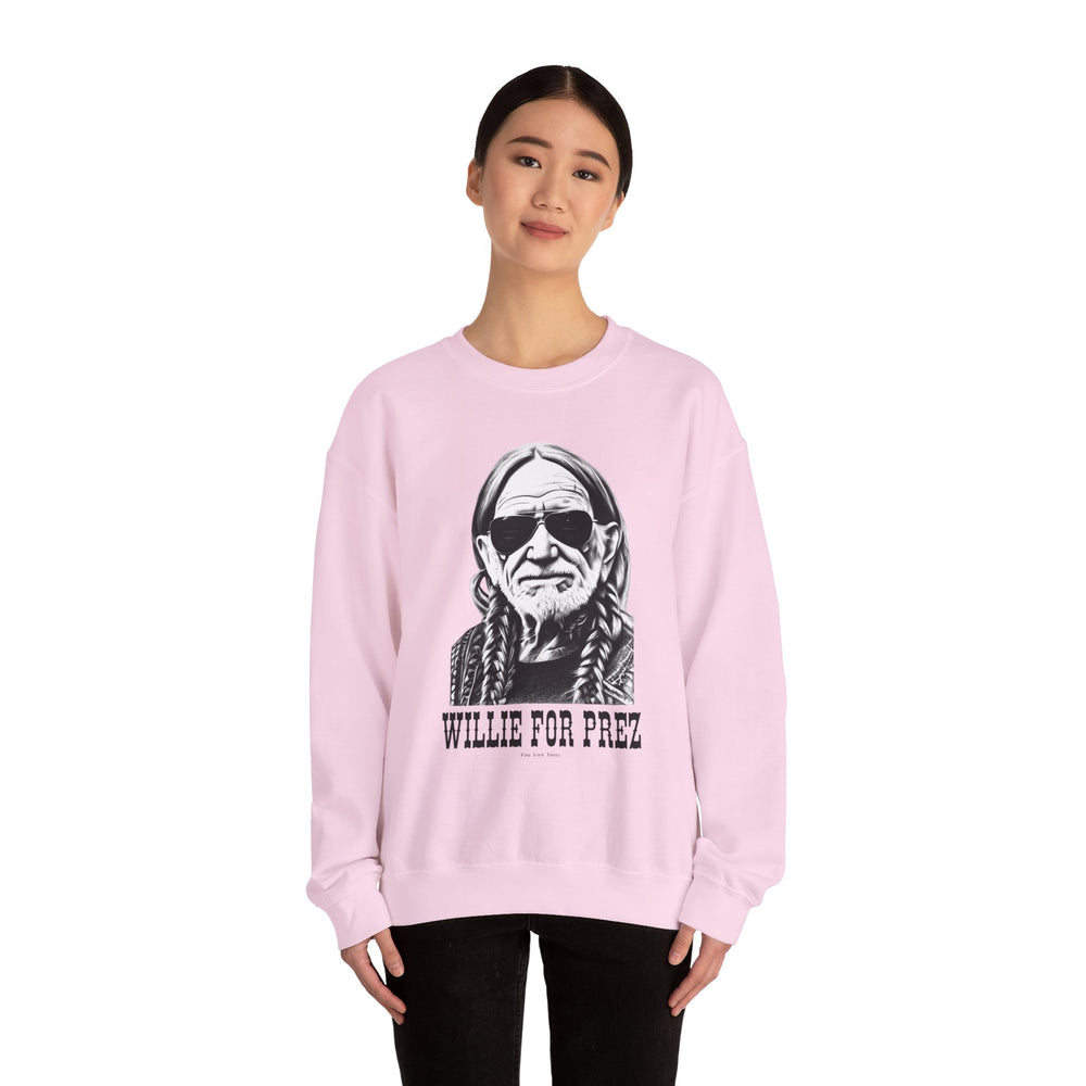 Willie For Prez Crewneck Sweatshirt