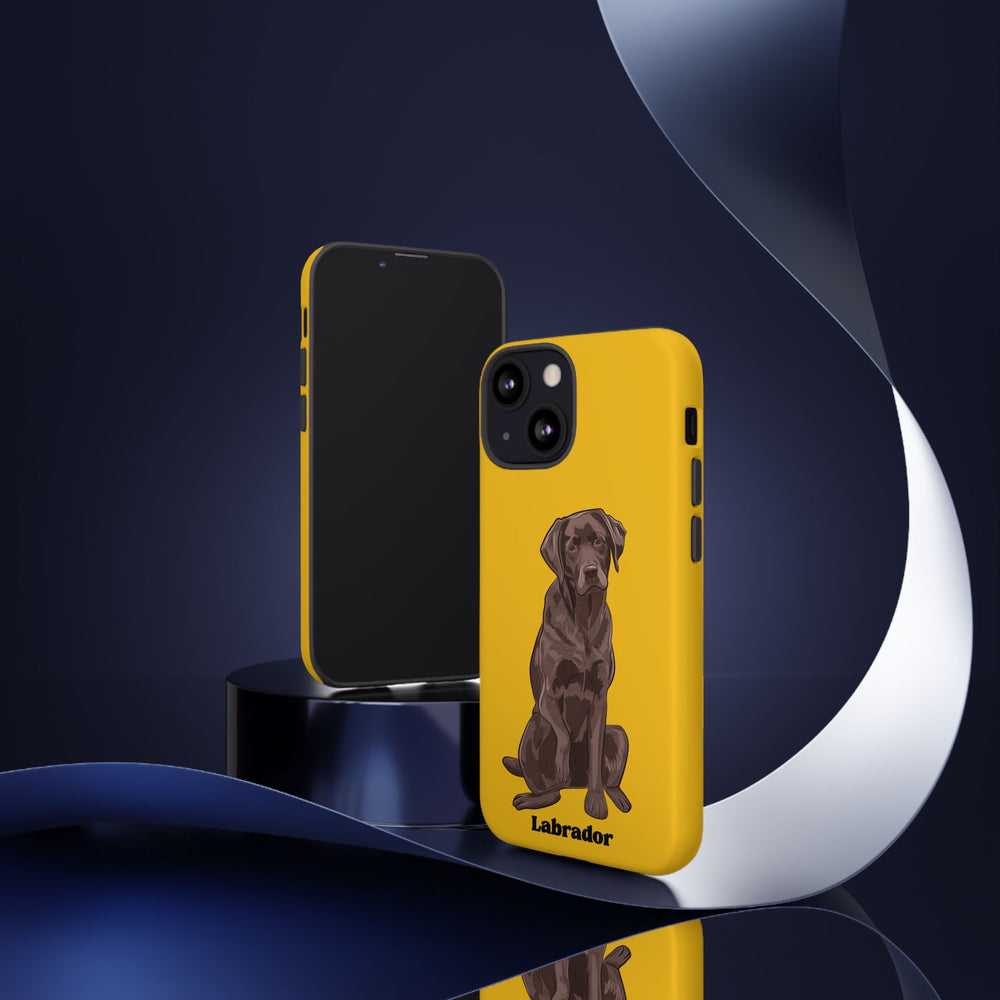 Chocolate Lab Protective Phone Case