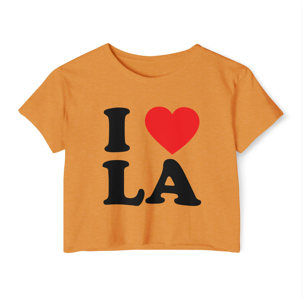I ❤️ LA Women's Crop Tee