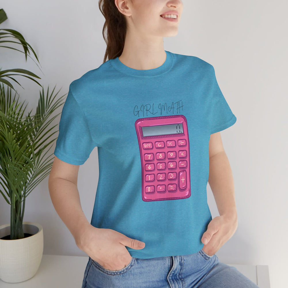 GIRL MATH Unisex Jersey Short Sleeve Tee