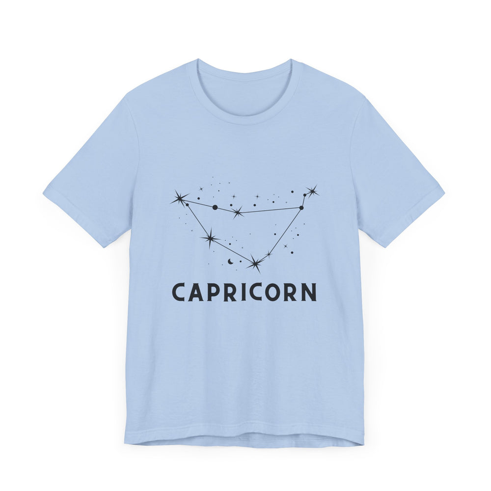 Capricorn Sea Goat Constellation Zodiac Unisex Jersey Short Sleeve Tee