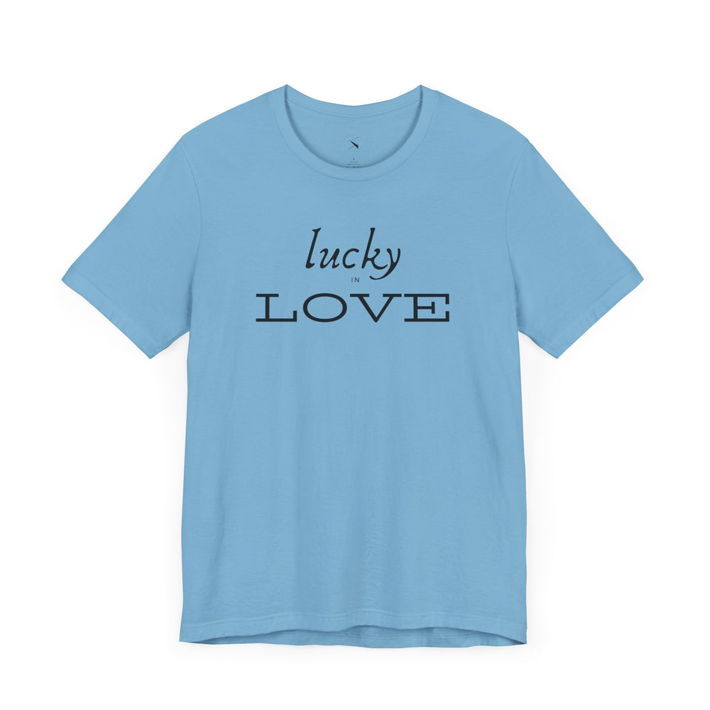 Lucky In Love Jersey Short Sleeve Tee
