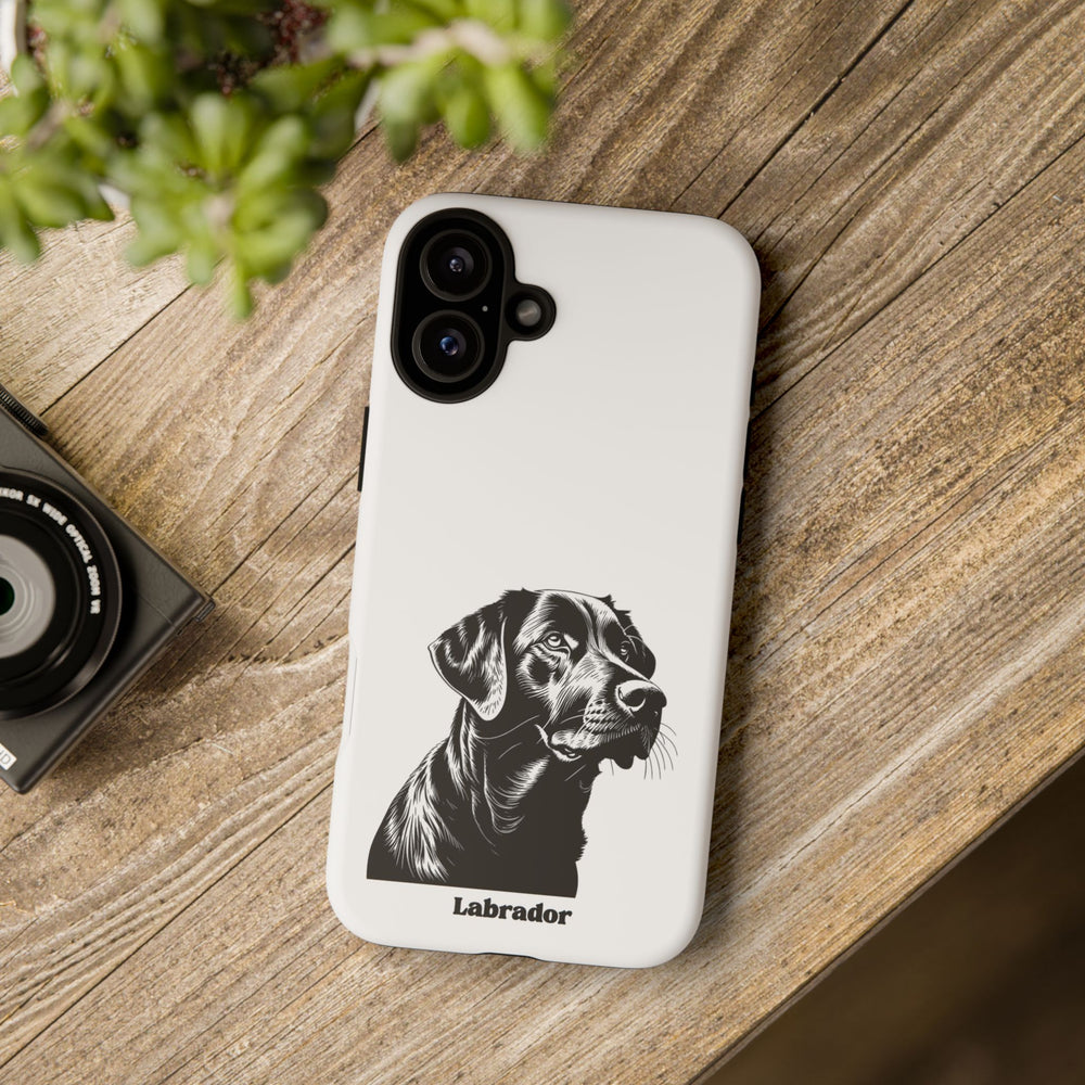 Black Lab Protective Phone Case