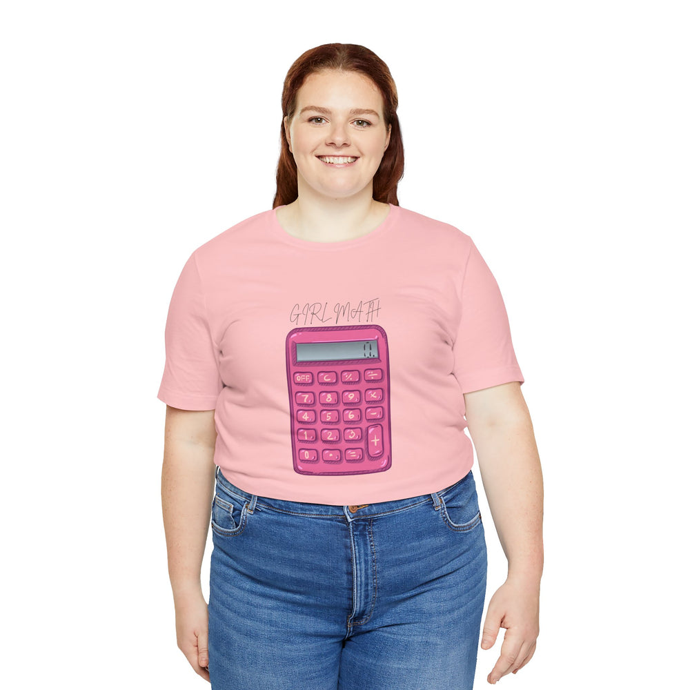 GIRL MATH Unisex Jersey Short Sleeve Tee