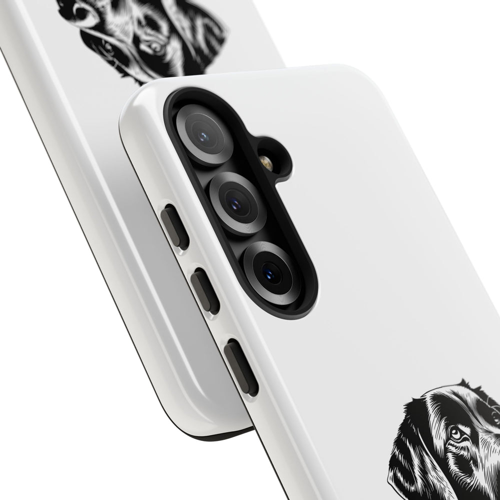 Black Lab Protective Phone Case