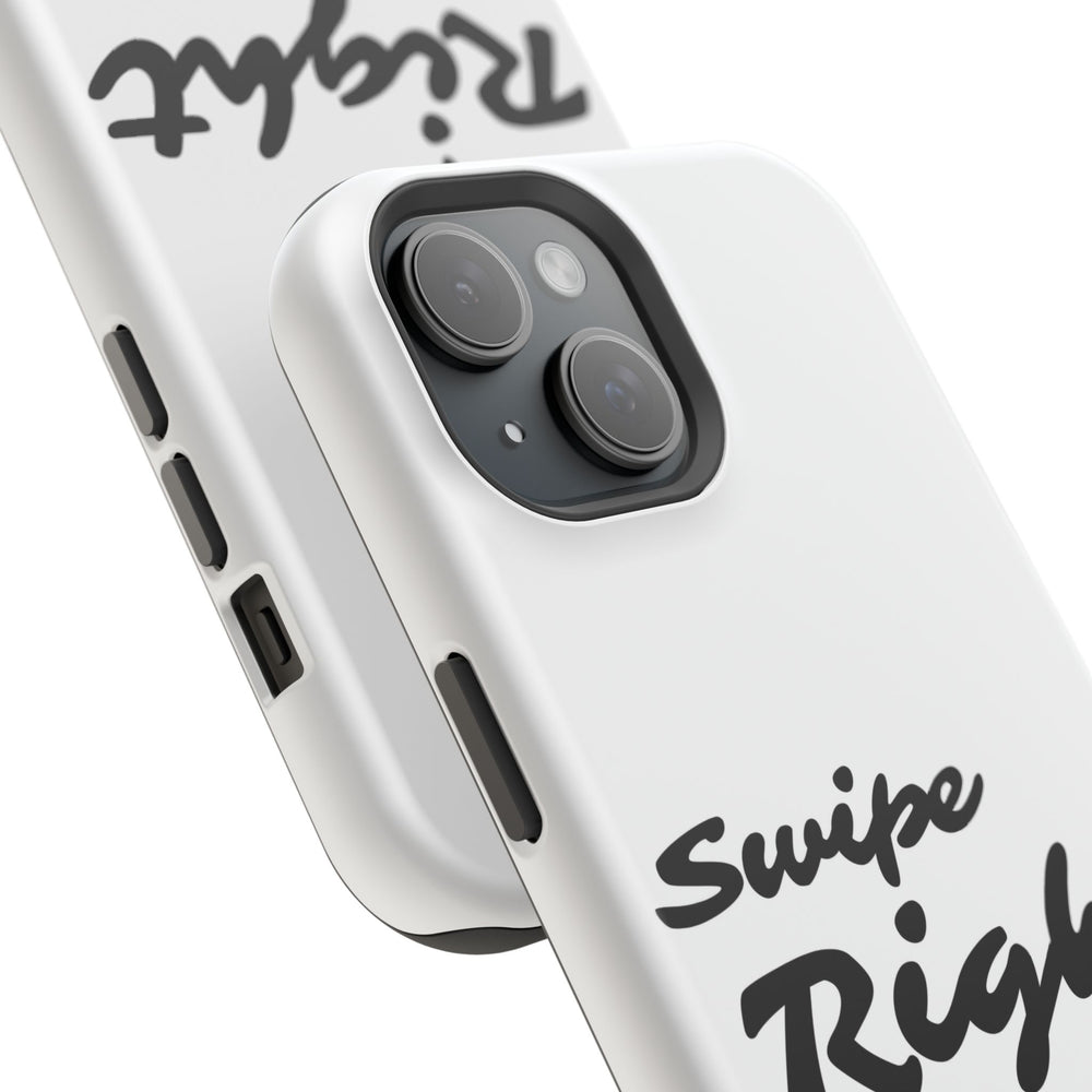 Swipe Right iPhone 16, 15 Magnetic Tough Cases - A Perfect Match for Your iPhone