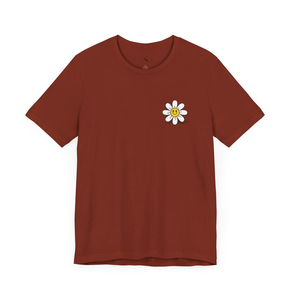 Smiling Daisy Men's Jersey Tee - Casual Summer Vibes