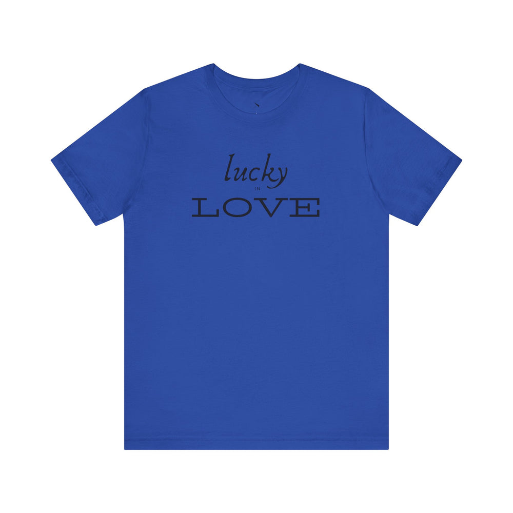 Lucky In Love Jersey Short Sleeve Tee