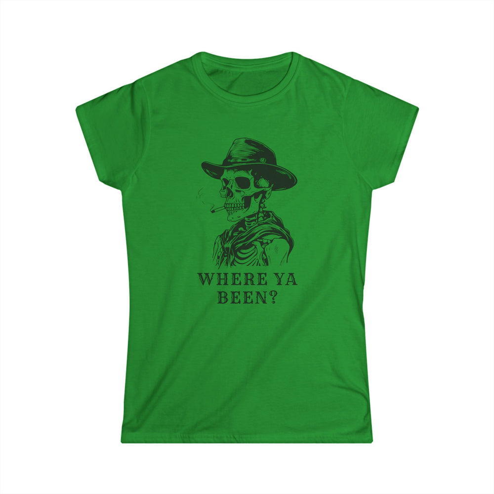 Where Ya Been? Luke Bell Women's Softstyle Tee