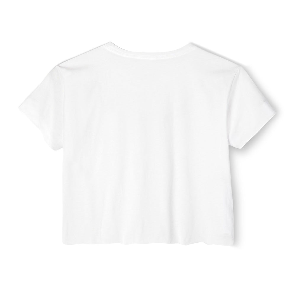 Blessed By Saint Valentine Women's Crop Tee