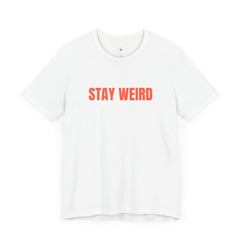Stay Weird Oversized Tee – Embrace Your Uniqueness. Own the Moment. 🌀🖤
