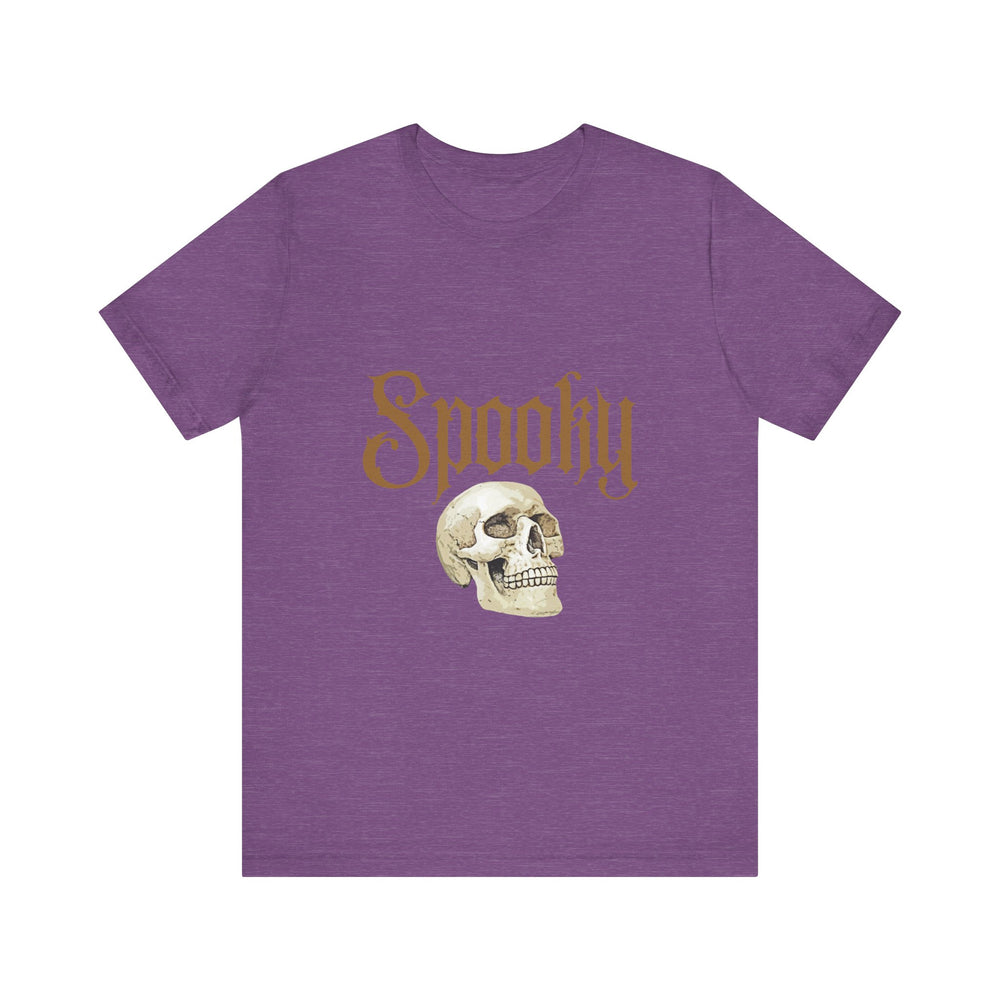 Spooky Skull Halloween Unisex Jersey Short Sleeve Tee