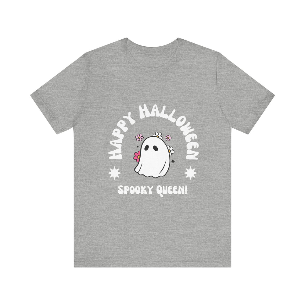 Happy Halloween Spooky Queen Unisex Jersey Short Sleeve Tee
