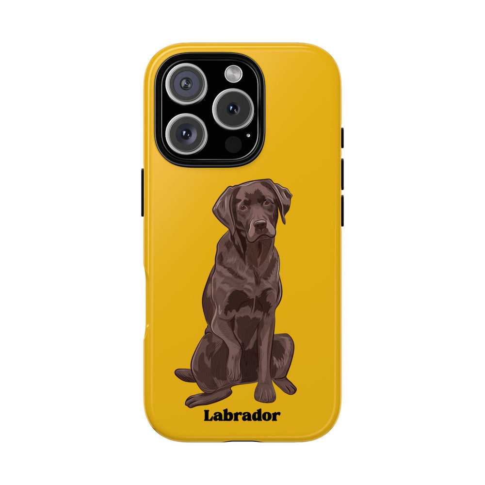 Chocolate Lab Protective Phone Case