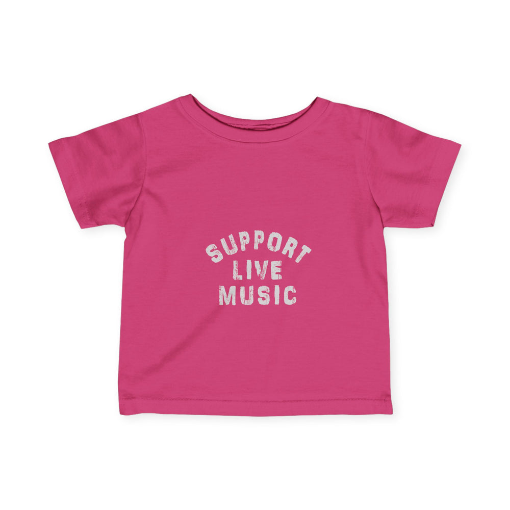 Support Live Music Infant Fine Jersey Tee