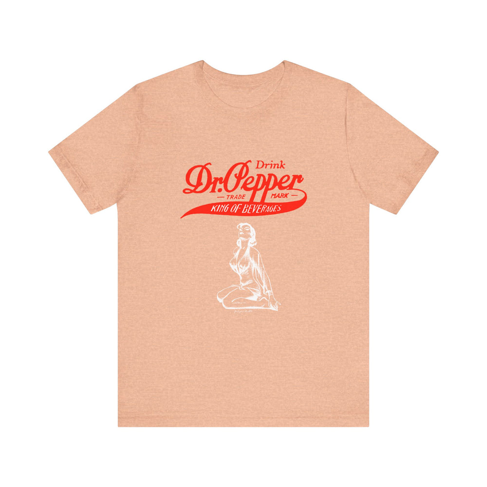 Drink Dr. Pepper Men's Short Sleeve PinUp Tee