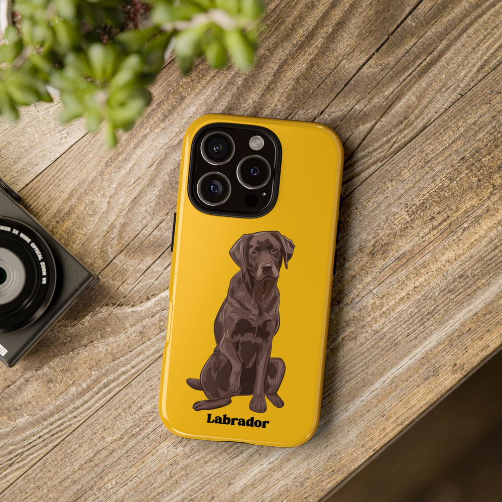 Chocolate Lab Protective Phone Case