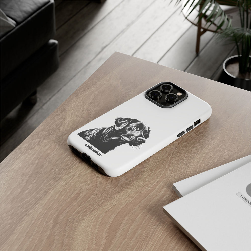 Black Lab Protective Phone Case