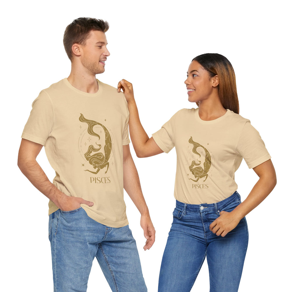 Pisces Constellation Zodiac Unisex Jersey Short Sleeve Tee
