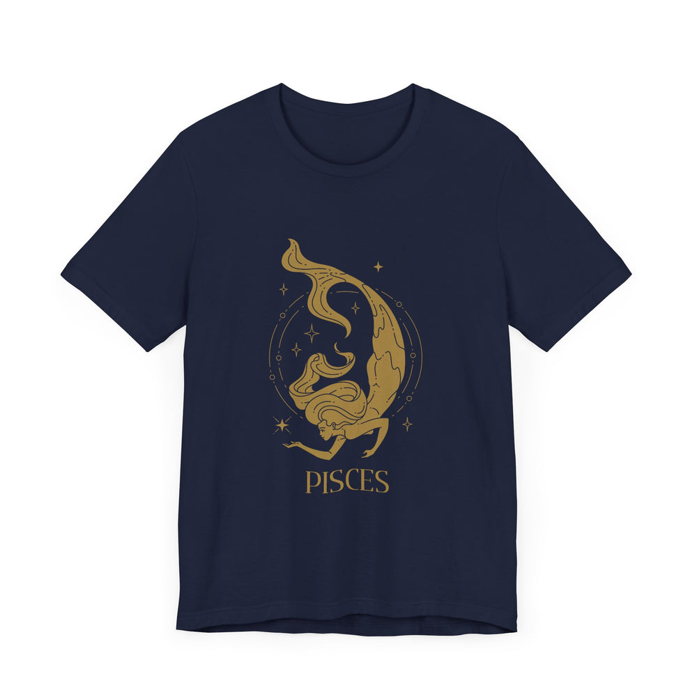 Pisces Constellation Zodiac Unisex Jersey Short Sleeve Tee