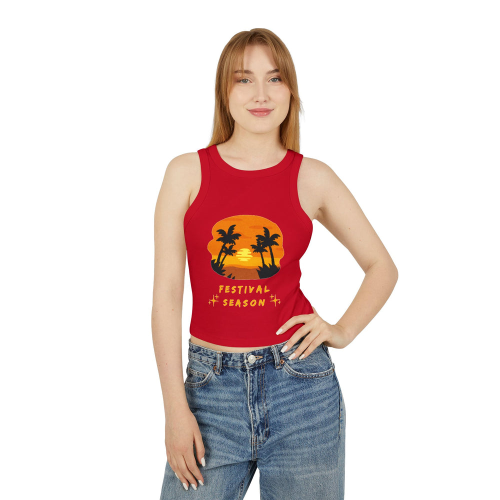 Festival Season - Women's Micro Rib Racer Tank Top