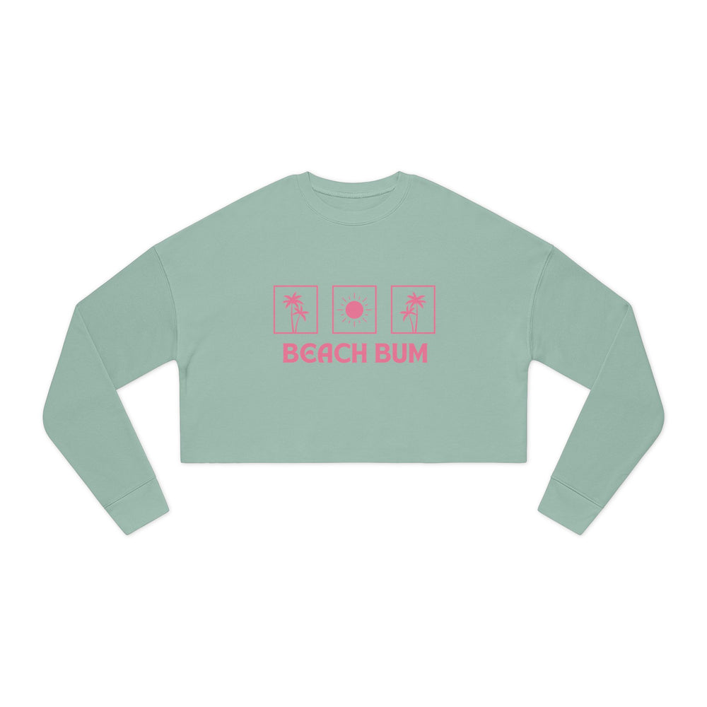 🌴 Beach Bum – Women’s Cropped Sweatshirt 🌴
